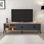 Hanah Home Soporte para TV Era 3805 Roble Zafiro y Antracita
